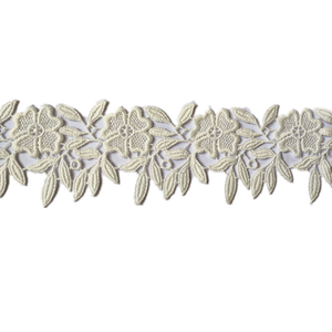 Patrón Floral Soluble en agua Encaje <span class=keywords><strong>de</strong></span> poliéster Hoja pequeña Rose Burst Spot <span class=keywords><strong>Bordado</strong></span> para prendas <span class=keywords><strong>de</strong></span> vestir DIY y accesorios para bolsos <span class=keywords><strong>de</strong></span> zapatos - Product Image 2