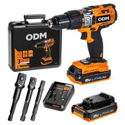 Coofix Rechargeable Lithium Battery 18V 20 Volt 24v Wireless Drills Cordless Electric Impact Driver Multifunctional Drill