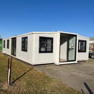 Casa Modular Prefabricada <span class=keywords><strong>de</strong></span> Acero con Paneles Aislantes, Casa Móvil Prefabricada <span class=keywords><strong>para</strong></span> Oficina en Sitio - Product Image 1