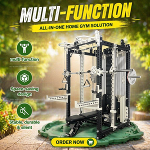 Máquina Smith para Gimnasio en Casa, Venta al por Mayor de Fábrica, Entrenador Multifuncional, Equipo de Ejercicio con Cables Cruzados, Estación Múltiple Ht-pnt - Product Image 1