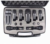 Tambour dynamique Mic microphone instrument de musique 7 types micro pour scène performance Band ensemble complet avec étui