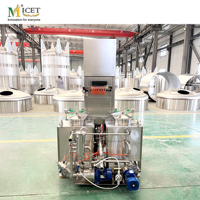 Machine de lavage de fûts de bière à double tête en acier inoxydable, système de nettoyage de fûts pour brasserie artisanale, lave-fûts de bière pression