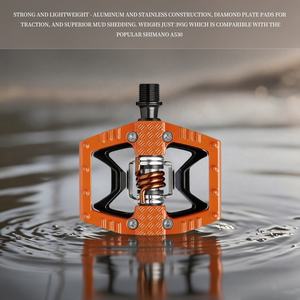 LEWEECustomized New Multi-color Mountain Bike ultra Light Pédale antidérapante en alliage d'aluminium Pédale à 3 roulements Accessoires de vélo - Product Image 6