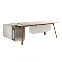 Nouveau bureau de direction moderne et simple, mobilier de bureau combiné, bureau d'ordinateur du président