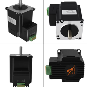 มอเตอร์สเต็ปเปอร์แบบไฮบริด 56 มม. 3A Plc Nema 23 ราคาประหยัด พร้อมไดรเวอร์ในตัว มอเตอร์สเต็ปเปอร์แบบเรียบ 23 Nema23 พร้อมตัวเข้ารหัส - Product Image 4