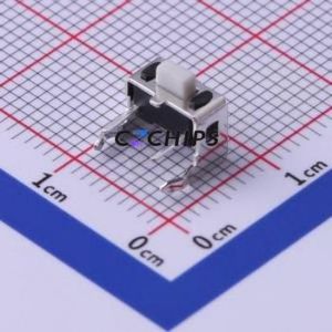 UK-B0216G50-AQ25Y Tactile Switch Through hole Switch Single Pole Single Throw Rectangle Button 2.5N Right Angle Insert - Product Image 1