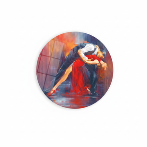 Impresión en Lienzo de Pareja Bailando Elegante: Decoración Moderna para Sala de Música, ARTE EN VIDRIO TEMPLADO - Product Image 2
