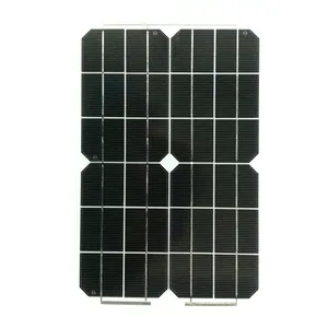 최고의 가격 태양 전지 패널 12W 12V 작은 태양 전지 패널 미니