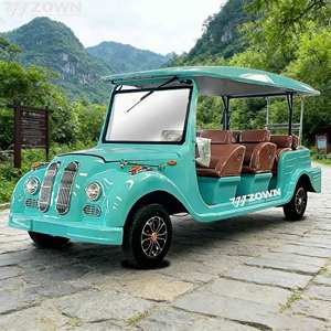 Voiture de golf électrique vintage à moteur 5KW, 4 roues, alimentée au lithium, pour le tourisme, avec garantie de 2 ans, fournie directement par l'usine - Product Image 3