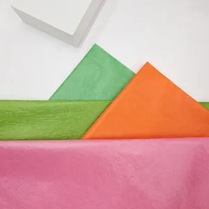 Carta regalo color pantone di carta velina di lusso imballaggio decorativo personalizzato stampato fogli di carta oleata