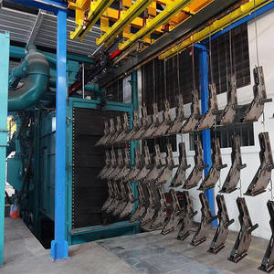 Máquina de chorro de tiro tipo gancho de suspensión, cinta transportadora de cadena aérea, máquina de chorro de tiro - Product Image 6