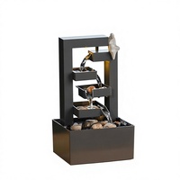 Humidificateur de bureau, Ornement anti-stress, Fontaine d'eau moderne et minimaliste, Cadeau créatif pour entrée, ouverture d'entreprise, ou agencement de maison