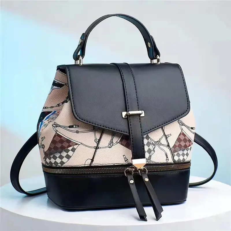 Hot sale new designer famous brand girls shoulder bags big capacity ladies fashion backpacks purses and handbags for women