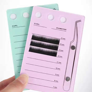 Paleta de pestañas acrílicas personalizada, soporte de Placa de succión de pestañas magnéticas, paleta de pegamento para herramientas de pestañas postizas con <span class=keywords><strong>atracción</strong></span> magnética - Product Image 2