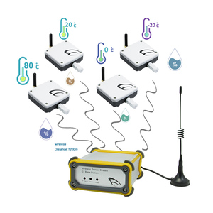 Sistema de Monitoreo de humedad y temperatura Industrial, Sensor de humedad y temperatura Industrial remoto, 4 juegos - Product Image 4