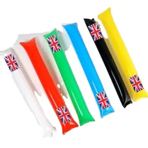 Nx Custom Logo Inflatable Cheering Stick Boom Sticks Cheering Thunder Sticks Noise Makers for Sporting Events