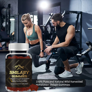 Bonbons gélifiés à base de shilajit noir de l'Himalaya, naturels et biologiques, stimulant énergétique, complément alimentaire pour adultes avec ashwagandha - Product Image 5