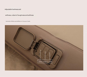 Materasso pieghevole gonfiabile floccato durevole con la pompa incorporata, letto d'aria comodo per la casa, il campeggio & uso di viaggio - Product Image 5