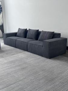 आधुनिक वैक्यूम संपीड़ित सोफा टोफू ऊंचाई घनत्व स्पंज मॉड्यूलर सोफे के लिए लिविंग रूम कॉर्ड सोफा - Product Image 3