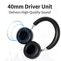 Casque sans fil avec réduction de bruit, confortable, pour les voyages, le travail et la musique