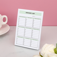Bloc de notas de compras al por mayor diario, planificador de comidas y lista de comestibles, Bloc de notas con logotipo personalizado