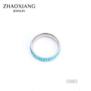 Anillos de Compromiso de Fábrica Directa para Mujer, Joyería de Cristal CZ, Regalos de Aniversario, Precio Económico - Product Image 2
