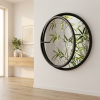 Fenêtre fixe ronde en aluminium de forme spéciale DEMEA avec ouverture horizontale, adaptée aux volets roulants.