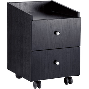 Dongpin Beauty Mobile Cabinet 42x46x54 Cm 2 Drawers With Wheels Office <b>Storage</b> Organizer <b>Bedside</b> Table - Product Image 1