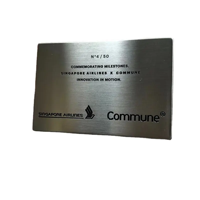 Letrero de logotipo de acero inoxidable personalizado, etiqueta de esmalte de aluminio, 3D pegatina de Metal dorado, placa de nombre para equipo