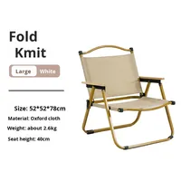 Ensemble de table et de chaises de camping pliables en métal moderne - Meubles de pique-nique d'extérieur portables