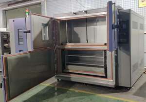 Lập trình 3 khu vực không khí-to-air sốc nhiệt buồng với màn hình cảm ứng điều khiển cho PCB LED môi trường căng thẳng sàng lọc - Product Image 2