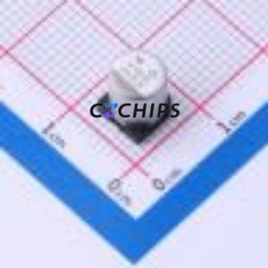 ตัวเก็บประจุชนิดอิเล็กโทรลีติคอลูมิเนียมไฮบริดแบบแข็ง-ของเหลว HHXC350ARA680MF80G SMD D6.3xL8mm 68uF 20% 35V 1.4A-100kHz - Product Image 1