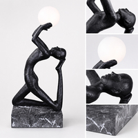 Escultura de Arte Abstracto Moderno, Figura Hecha a Mano en Resina de Fibra de Vidrio FRP, Estatua Personalizada para Decoración de Jardín y Arte Público al Aire Libre