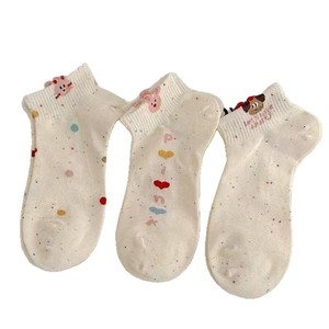 <b>Cute</b> Animal Pattern Ankle <b>Socks</b> For Women Breathable Spring Summer Fashion Short <b>Socks</b> With Bunny Design Korean Style - Product Image 3