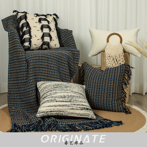 Coussin de canapé moderne pour hôtel et <span class=keywords><strong>chambre</strong></span> <span class=keywords><strong>d</strong></span>'hôtes, <span class=keywords><strong>d</strong></span>écoration douce, combinaison de coussins beiges, coussin de chevet - Product Image 2
