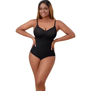 Hot Sale Hexin Wholesale Slimming Body Shaper Tummy Trimmer Breathable Seamless Shapewear Bodysuit For Women