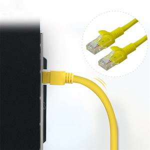 Kabel Patch berpelindung Cat5e Slim RJ45 kabel jaringan Cat5 Utp kabel Patch kabel Jumper untuk kantor/rumah 0.5m-50m Massal panjang kustom - Product Image 5