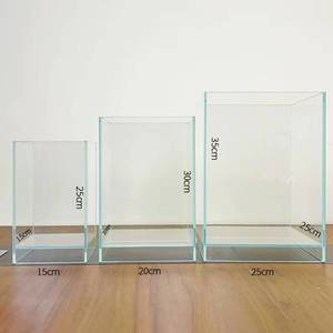 Visfabriek Groothandel Ultraheldere Rechthoekige Aquaria & Accessoires Extra Wit Glas Kale Tank - Product Image 3