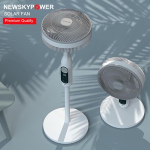 Rechargeable Solar Fan Portable Air Circulation With Control Pure Copper Brushless Motor for Home & Camping SF01 Solar Fan With - Product Image 4