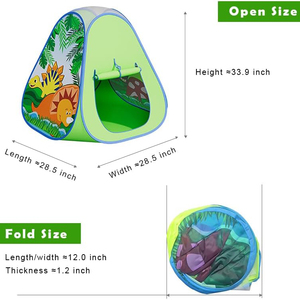 Tentes pour enfants colorées de haute qualité, personnalisées en gros, en polyester doux, pour le plaisir en plein air - Product Image 3