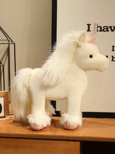 Unicorno Bianco dei Sogni, <span class=keywords><strong>Peluche</strong></span> Super Morbido con Imbottitura in Cotone PP, 40cm, Regalo per Bambini Unisex, Marca MEIWEN, Design Personalizzabile - Product Image 2