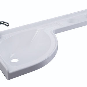 Évier pliable intelligent GUANGRUN pour <span class=keywords><strong>camping</strong></span>-cars, caravanes, évier d'angle pliable <span class=keywords><strong>en</strong></span> plastique pour salle de bain, robinet 830x400x140mm, installation facile - Product Image 1