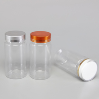Conteneur médical en plastique vide de 150 ml, 175 ml, 200 ml, 250 ml pour l'emballage de pilules, de compléments alimentaires, de vitamines et de capsules