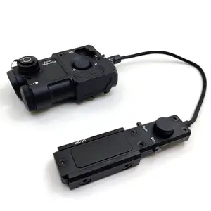 Sotac bánh răng perst bốn màu xanh lá cây laser Sight chiến thuật con trỏ laser có thể nhìn thấy màu xanh lá cây và IR Laser Sight với chuyển đổi từ xa