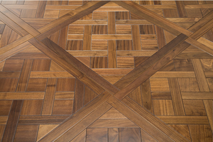 Parquet en noyer noir moderne de haute qualité 600x600mm, étanche, à clipser, écologique, installation facile, pour intérieur - Product Image 2