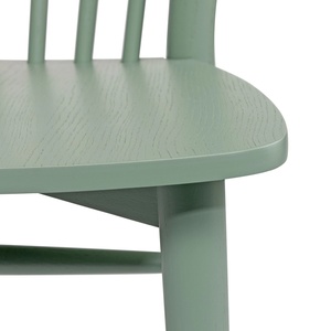 Vintage Style Artical Furniture Green Armless <b>Wooden</b> Dining <b>Chair</b> for Dining Room - Product Image 6