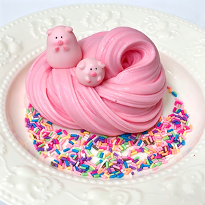 CHENXI Venta al por mayor Kit de Slime de Cerdito Kawaii, Slime Nube de Mantequilla Personalizado a Granel, Juguetes Sensoriales para Aliviar el Estrés - Product Image 1