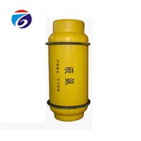 Cilindro de acero soldado QDBG China de 400L para amoníaco líquido, cilindro de almacenamiento industrial de NH3 de 3MPa con válvula QF-11