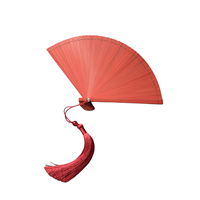 Éventail pliant en bambou Ethereal de 16 cm, accessoire idéal pour la photographie d'inspiration ancienne