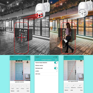 Mini caméra IP WiFi 3MP Tuya Smart Ai avec suivi automatique, caméra de sécurité domestique, vision nocturne couleur IR, caméra CCTV extérieure - Product Image 3